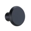 (10-Pack) VIBORG Round Cabinet Knobs and Pulls, Matte Black Mushroom Drawer Dresser Knobs and Handles, 32mm (1.25") Diameter, Sand Black Knobs for...