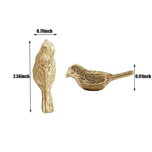 2 PCS Pure Copper Decorative Cabinet Knobs Creative Little Bird Art Kitchen Hardware Cupboard Drawer Dresser Pulls Handles (Golden) 2 PCS Pure Copper Decorative Cabinet Knobs Creative Little Bird Art Kitchen Hardware Cupboard Drawer Dresser Pulls Handles (Golden)