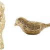 2 PCS Pure Copper Decorative Cabinet Knobs Creative Little Bird Art Kitchen Hardware Cupboard Drawer Dresser Pulls Handles (Golden)