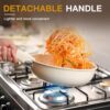 Astercook 21 Pcs Pots and Pans Set Non Stick, Ceramic Cookware Set Detachable Handle, RV Kitchen Cooking Set Removable Handles, Oven Safe,...