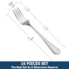 Dinner Forks,Set of 16 Top Food Grade Stainless Steel Silverware Forks,Table Forks,Flatware Forks,8 Inches,Mirror Finish & Dishwasher Safe,Use for...
