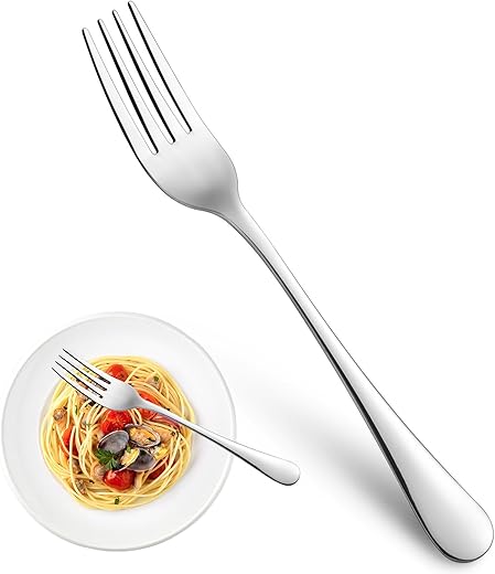 Dinner Forks,Set of 16 Top Food Grade Stainless Steel Silverware Forks,Table Forks,Flatware Forks,8 Inches,Mirror Finish & Dishwasher Safe,Use for...