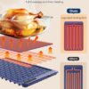 Food Warming Mat - Fast Heating Silicone Electric Warming Tray with 4 Level Temperature, Raised Feet Protects Table, Roll Up Buffet Hot Plates Heat...