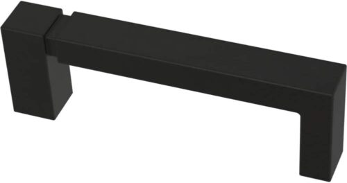 Franklin Brass Asymmetric Notched (10-Pack) Cabinet Handles 3" Hole to Hole Matte Black Kitchen Cabinet Pulls Drawer Handles Cabinet Hardware...