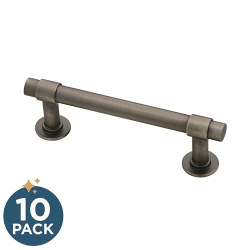 Franklin Brass Francisco (10-Pack) Cabinet Handles 3" Hole Center Vintage Pulls | Heirloom Silver Hardware Kitchen Door, Drawers, Dressers,...