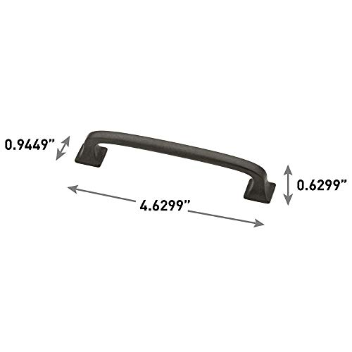 Franklin Brass Lombard (10-Pack) Cabinet Handles 4" Hole Center Pulls | Soft Iron Hardware Kitchen Door, Drawers, Dressers, Furniture P29613K-SI-B Franklin Brass Lombard (10-Pack) Cabinet Handles 4" Hole Center Pulls | Soft Iron Hardware Kitchen Door, Drawers, Dressers, Furniture P29613K-SI-B