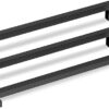 Goldenwarm 5 Pack Black Square Bar Cabinet Pull Drawer Handle Stainless Steel Modern Hardware for Kitchen and Bathroom Cabinets Cupboard,Center to...