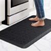 HappyTrends Floor Mat Cushioned Anti-Fatigue ,17.3"x28",Thick Waterproof Non-Slip Mats and Rugs Heavy Duty Ergonomic Comfort Rug for...