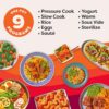 Instant Pot Duo Plus 9-in-1 Multicooker, Pressure Cooker, Slow Cook, Rice Maker, Steamer, Sauté, Yogurt, Warmer & Sterilizer, Includes App With...