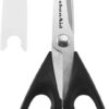 KitchenAid All Purpose Kitchen Shears with Protective Sheath Durable Stainless Steel Scissors, Dishwasher Safe, Soft Grip Comfort Handle, 8.72...