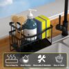 Maifan Sink Caddy Sponge Holder for Kitchen with Brush Holder and Stainless Steel Self Drain Tray, Rustproof Kitchen Sink Organizer for Sponge,...