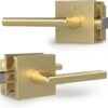 Mega Handles Prime Passage Lever Door Handle for Closet or French Doors, Single Side Door Levers, Fits All Standard Door Sizes, Exposed Screws...