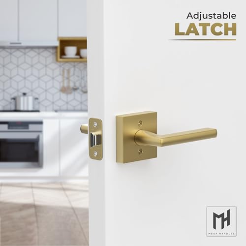 Mega Handles Prime Passage Lever Door Handle for Closet or French Doors, Single Side Door Levers, Fits All Standard Door Sizes, Exposed Screws... Mega Handles Prime Passage Lever Door Handle for Closet or French Doors, Single Side Door Levers, Fits All Standard Door Sizes, Exposed Screws...