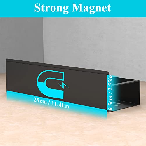 Metal 4 Pack Magnetic Spice Storage Rack Organizer for Refrigerator and Oven, Black Fridge Organizers and Storage Metal 4 Pack Magnetic Spice Storage Rack Organizer for Refrigerator and Oven, Black Fridge Organizers and Storage
