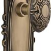 Nostalgic Warehouse Victorian Oval Door Knob With Plate
