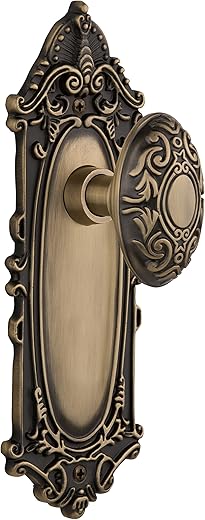 Nostalgic Warehouse Victorian Oval Door Knob With Plate