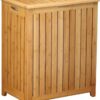 Oceanstar Spa-Style Bamboo Laundry Hamper