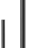 Paper Towel Holder Black, Premium Stainless Steel Kitchen Roll Dispenser, Countertop Roll Organizer with Weighted Base