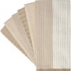 Premium Kitchen Towels (20”x 28”, 6 Pack) | Large Cotton Kitchen Hand Towels | Flat & Terry Dish Towel | Highly Absorbent Tea Towels Set with...
