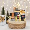 Round Rattan Baskets Set for Organizing Wicker Storage Basket for Fruit, Bread Serving Decorative Gift Baskets Empty, Countertop Baskets for Pantry...