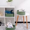 Shelf Storage Baskets for Organizing|Decorative Basket for Closet Storage|Toy Baskets&Bins|Small Woven Rope...