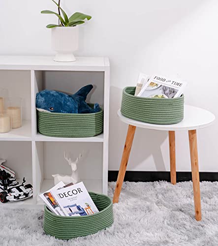 Shelf Storage Baskets for Organizing|Decorative Basket for Closet Storage|Toy Baskets&Bins|Small Woven Rope... Shelf Storage Baskets for Organizing|Decorative Basket for Closet Storage|Toy Baskets&Bins|Small Woven Rope...